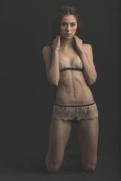 Hot Couture Lingerie Sets Katrina Silk Bralette Lingerie Set