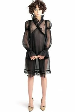Hot Couture Nija Velvet Haute Couture Dress Little Black Dresses