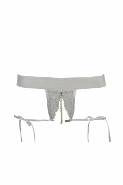 Hot Couture Danika Split & Tied Pearl Thong