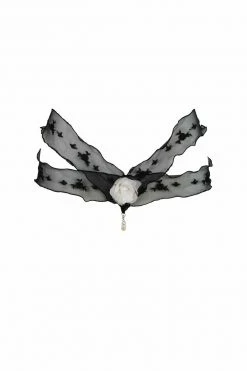 Hot Couture Malena Embroidered Tulle Pearl Thong