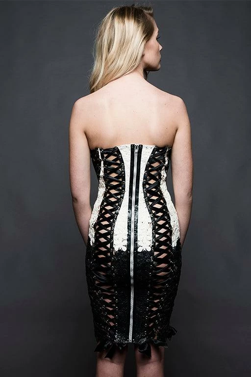 Elissa Poppy Iris Corset Latex Dress Lingerie Sets 5 Elissa Poppy Iris Corset Latex Dress Lingerie Sets