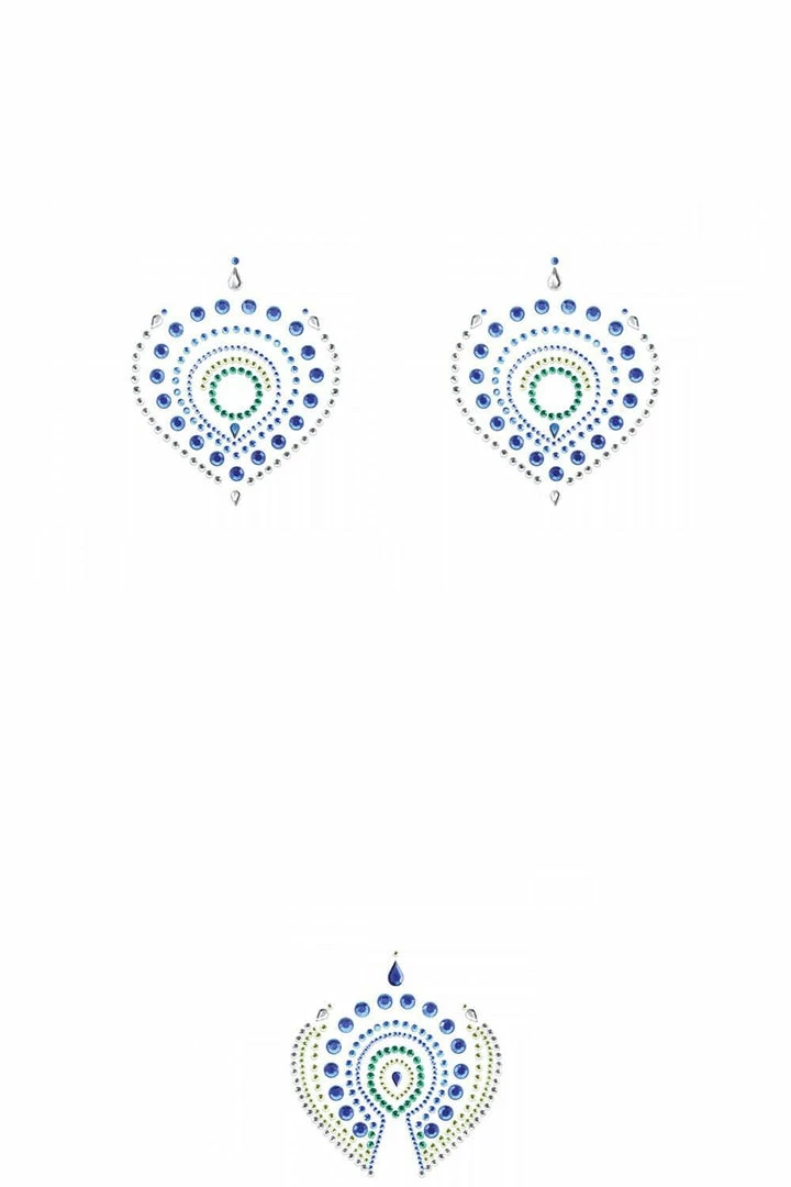 Bijoux Indiscrets Toys & Accessories Flamboyant Jewel Tattoo Stickers • Green Blue 3 Bijoux Indiscrets Toys & Accessories Flamboyant Jewel Tattoo Stickers • Green Blue