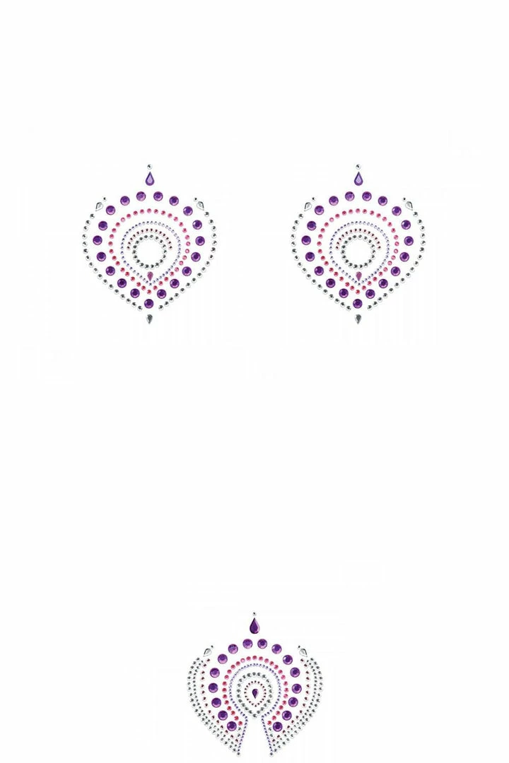 Bijoux Indiscrets Flamboyant Jewel Stickers • Pink Purple Toys & Accessories 3 Bijoux Indiscrets Flamboyant Jewel Stickers • Pink Purple Toys & Accessories