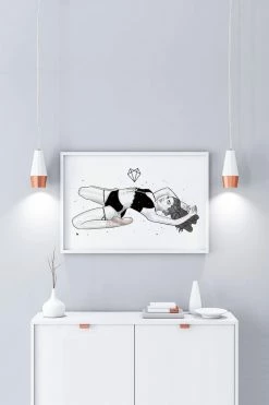 Wolfmumma Darkest Vixen Framed Art • Kristina