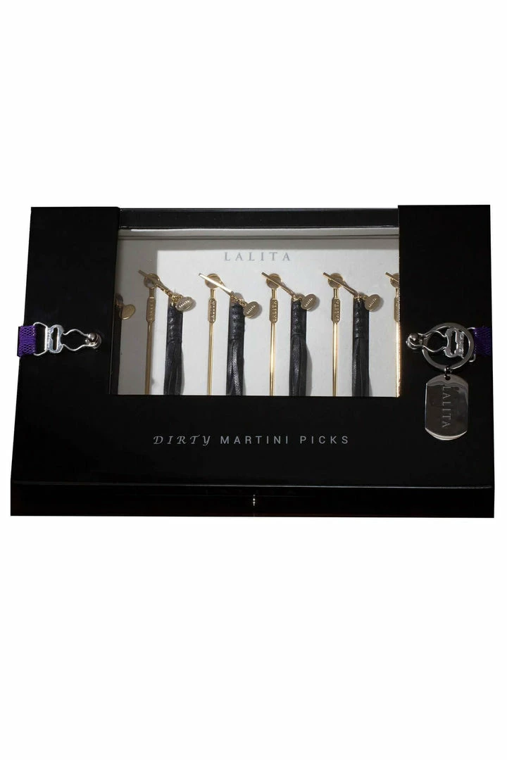 Lalita 18K - 24K Gold 18K Gold Dirty Martini Picks 3 Lalita 18K - 24K Gold 18K Gold Dirty Martini Picks