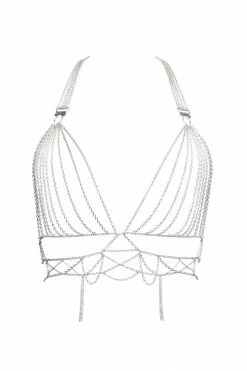 Lalita Sterling Silver Bralette Silver Fox