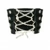 Lalita Stitched Leather Corset Cuff With Sterling Chain Lingerie Sets