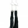 Lalita Leather Tassel Earrings 1 Lalita Leather Tassel Earrings