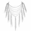 Lalita Sterling Silver Tassel Necklace Silver Fox