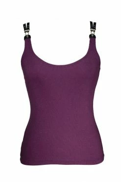 Lalita Bodysuits & Tops Ribbed Bamboo Garter Tank