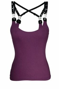 Lalita Bodysuits & Tops Ribbed Bamboo Garter Tank