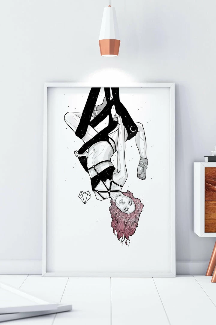 Wolfmumma Darkest Vixen Framed Art • Lissa 3 Wolfmumma Darkest Vixen Framed Art • Lissa