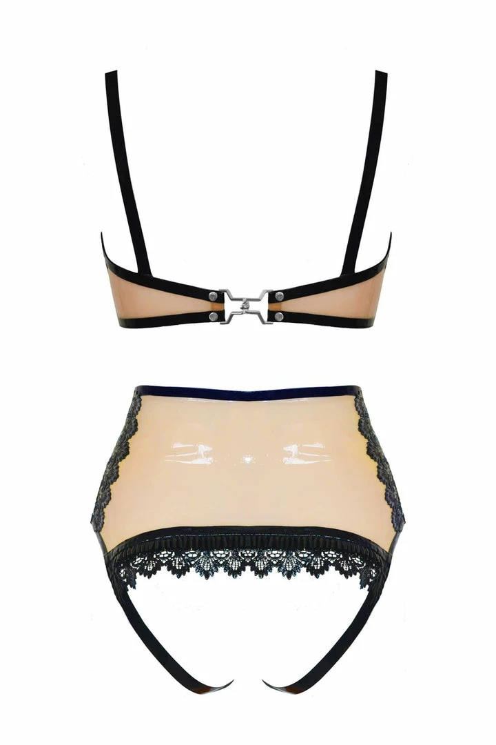 Elissa Poppy Lingerie Sets Maia Latex Lingerie Set 4 Elissa Poppy Lingerie Sets Maia Latex Lingerie Set