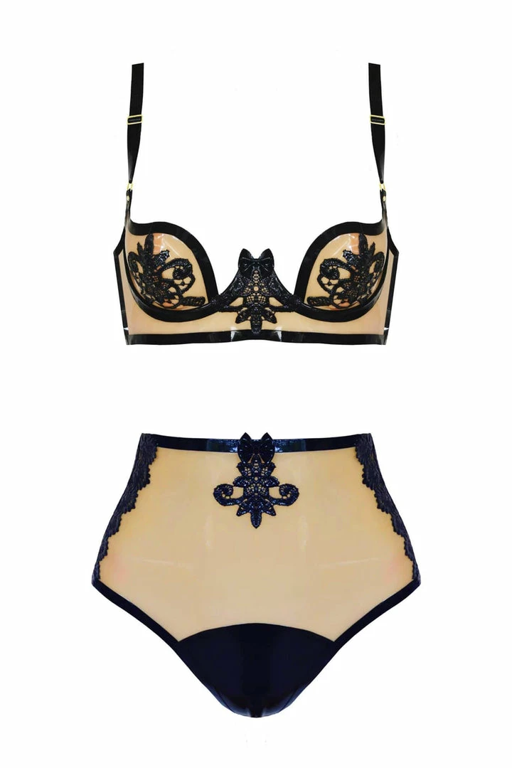 Elissa Poppy Lingerie Sets Maia Latex Lingerie Set 3 Elissa Poppy Lingerie Sets Maia Latex Lingerie Set