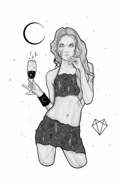 Wolfmumma Darkest Vixen Framed Art • Michala