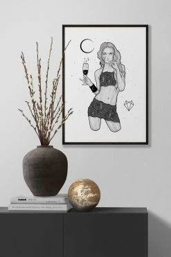 Wolfmumma Darkest Vixen Framed Art • Michala