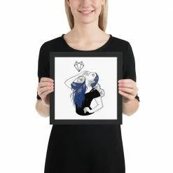 Wolfmumma Darkest Vixen Framed Art • Lexy