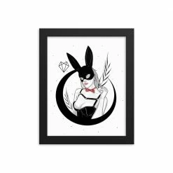 Wolfmumma Darkest Vixen Framed Art • Margo
