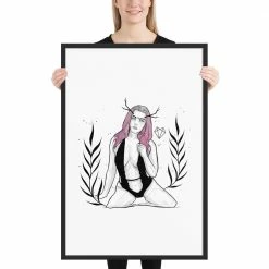 Wolfmumma Darkest Vixen Framed Art • Becca 32 Wolfmumma Darkest Vixen Framed Art • Becca