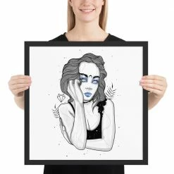Wolfmumma Darkest Vixen Framed Art • Evie