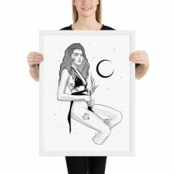 Wolfmumma Darkest Vixen Framed Art • Tiff 33 Wolfmumma Darkest Vixen Framed Art • Tiff