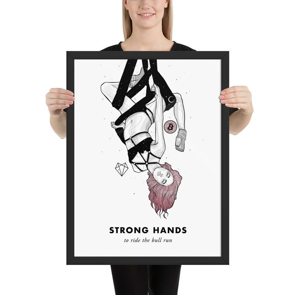 Wolfmumma Bitcoin Art In Frame • Lissa X Strong Hands Cypherpunk 13 Wolfmumma Bitcoin Art In Frame • Lissa X Strong Hands Cypherpunk