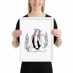 Wolfmumma Darkest Vixen Framed Art • Becca 34 Wolfmumma Darkest Vixen Framed Art • Becca