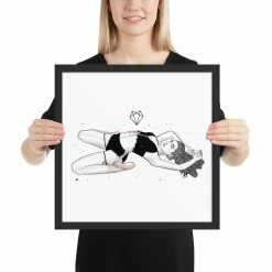 Wolfmumma Darkest Vixen Framed Art • Kristina