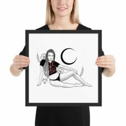 Wolfmumma Darkest Vixen Framed Art • Tracie