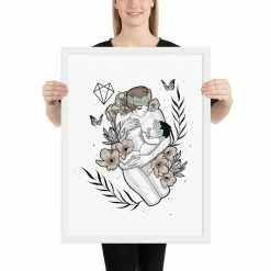 Wolfmumma Darkest Vixen Framed Art • Alexis