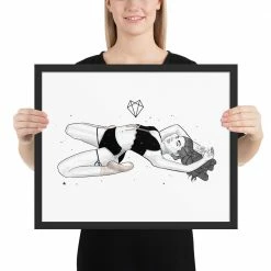 Wolfmumma Darkest Vixen Framed Art • Kristina