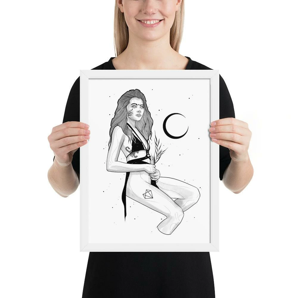 Wolfmumma Darkest Vixen Framed Art • Tiff 16 Wolfmumma Darkest Vixen Framed Art • Tiff