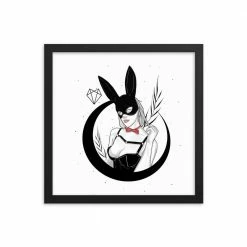 Wolfmumma Darkest Vixen Framed Art • Margo