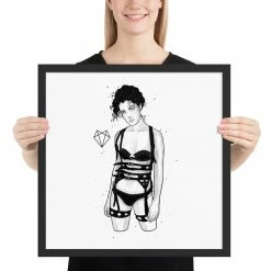 Wolfmumma Darkest Vixen Framed Art • Sky