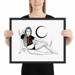 Wolfmumma Darkest Vixen Framed Art • Tracie