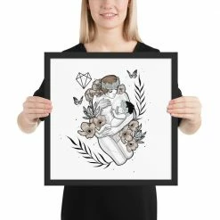 Wolfmumma Darkest Vixen Framed Art • Alexis