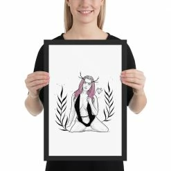 Wolfmumma Darkest Vixen Framed Art • Becca 27 Wolfmumma Darkest Vixen Framed Art • Becca