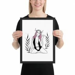 Wolfmumma Darkest Vixen Framed Art • Becca 25 Wolfmumma Darkest Vixen Framed Art • Becca