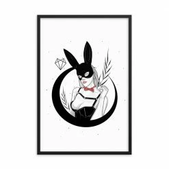 Wolfmumma Darkest Vixen Framed Art • Margo