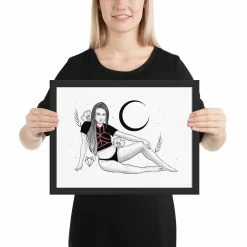 Wolfmumma Darkest Vixen Framed Art • Tracie