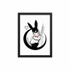 Wolfmumma Darkest Vixen Framed Art • Margo