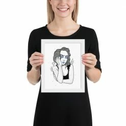 Wolfmumma Darkest Vixen Framed Art • Evie