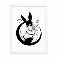 Wolfmumma Darkest Vixen Framed Art • Margo