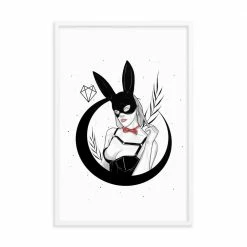 Wolfmumma Darkest Vixen Framed Art • Margo