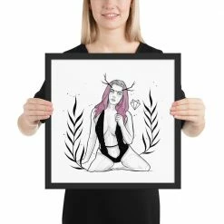 Wolfmumma Darkest Vixen Framed Art • Becca 28 Wolfmumma Darkest Vixen Framed Art • Becca