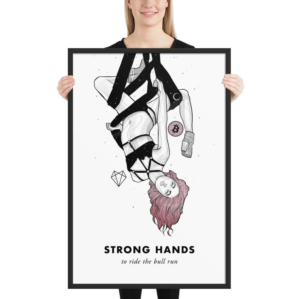 Wolfmumma Bitcoin Art In Frame • Lissa X Strong Hands Cypherpunk 14 Wolfmumma Bitcoin Art In Frame • Lissa X Strong Hands Cypherpunk