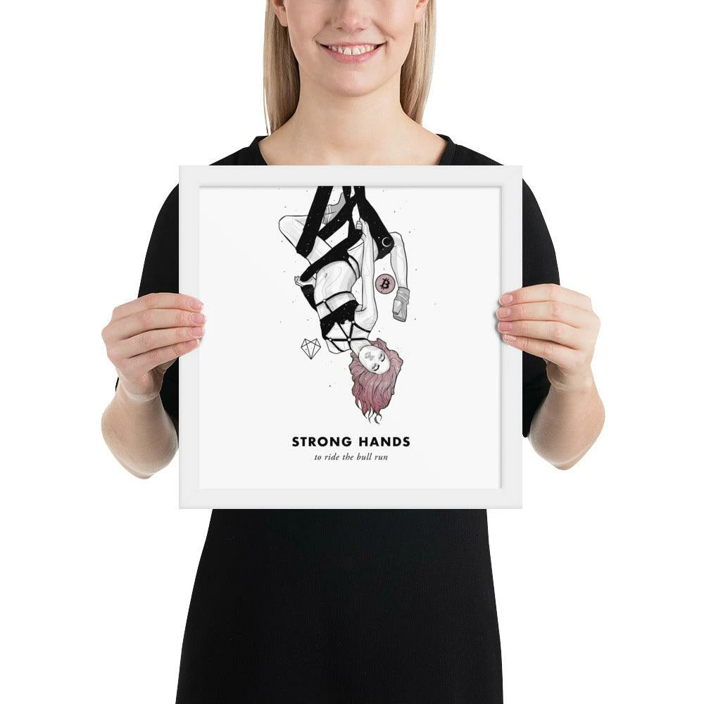 Wolfmumma Bitcoin Art In Frame • Lissa X Strong Hands Cypherpunk 17 Wolfmumma Bitcoin Art In Frame • Lissa X Strong Hands Cypherpunk