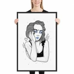 Wolfmumma Darkest Vixen Framed Art • Evie