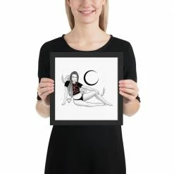 Wolfmumma Darkest Vixen Framed Art • Tracie