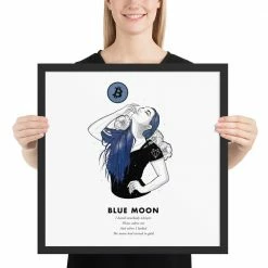 Wolfmumma Bitcoin Art In Frame • Lexy X Blue Moon Cypherpunk 28 Wolfmumma Bitcoin Art In Frame • Lexy X Blue Moon Cypherpunk
